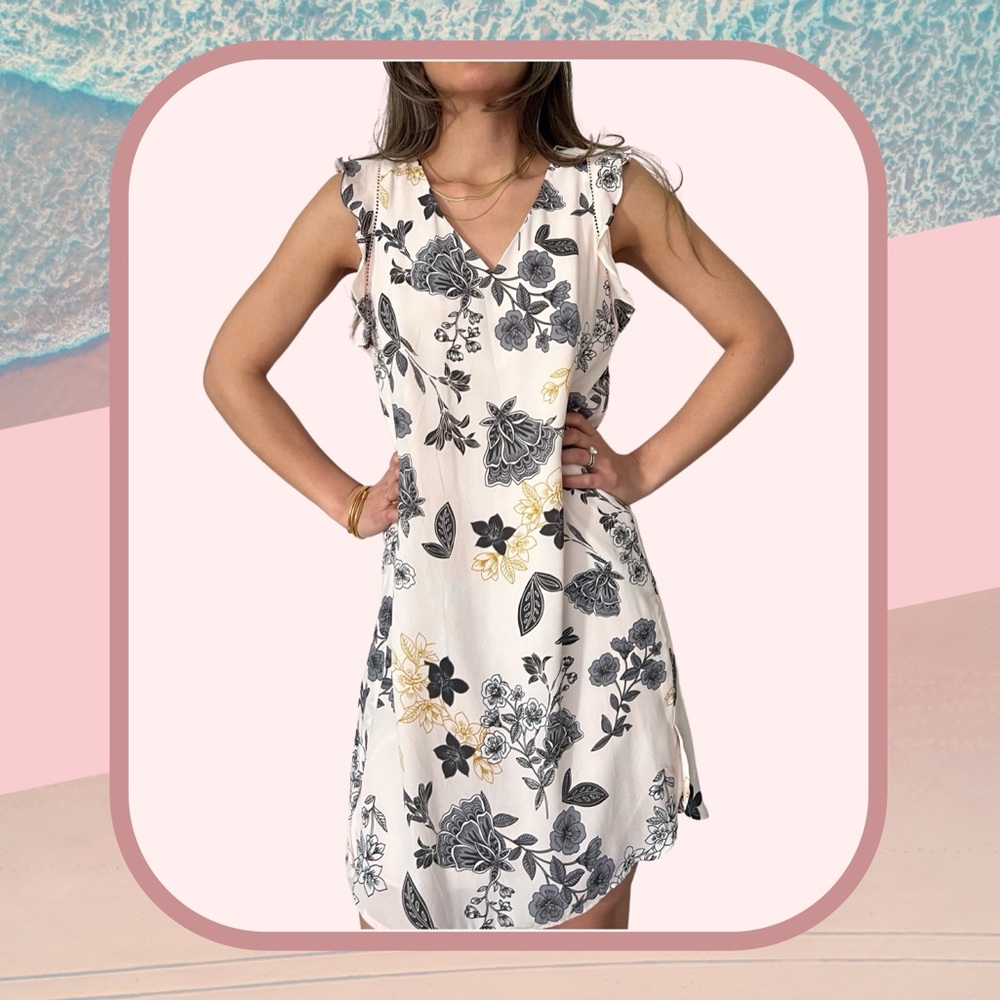 Loft Pink Floral Dress